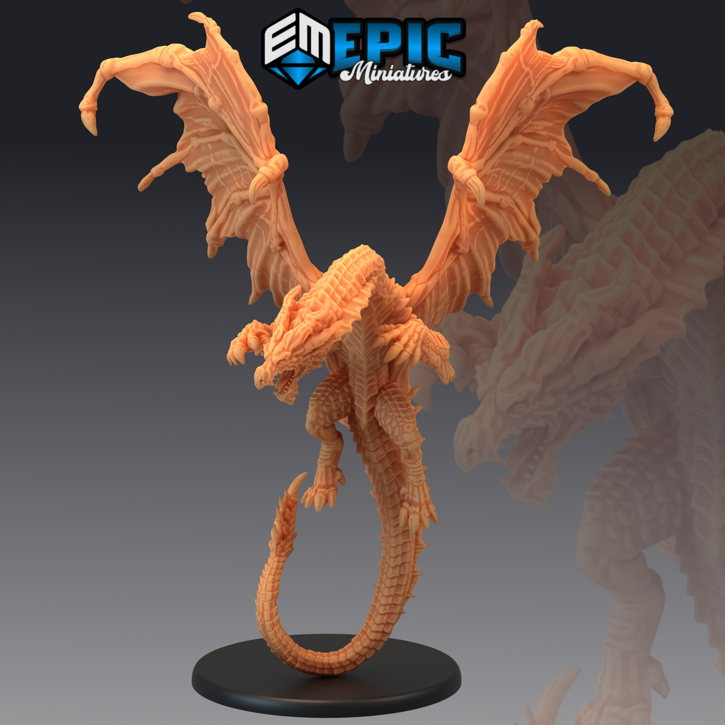 Yellow Dragon Flying