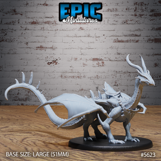 Emerald Young Dragon Mount