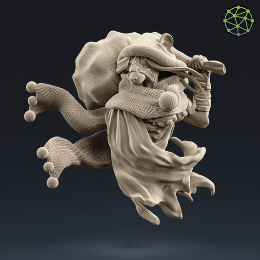 Abalone Christmas Bust