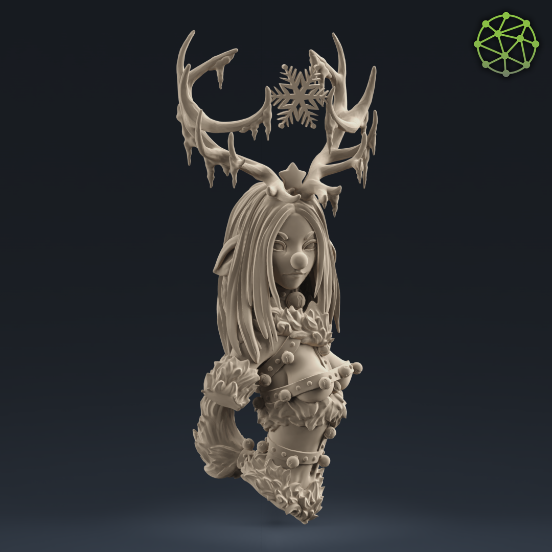 Delilah Christmas Bust