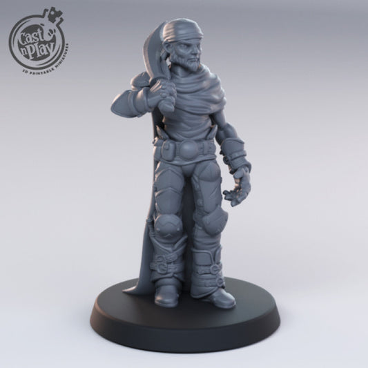 Bandit Scimitar On Shoulder