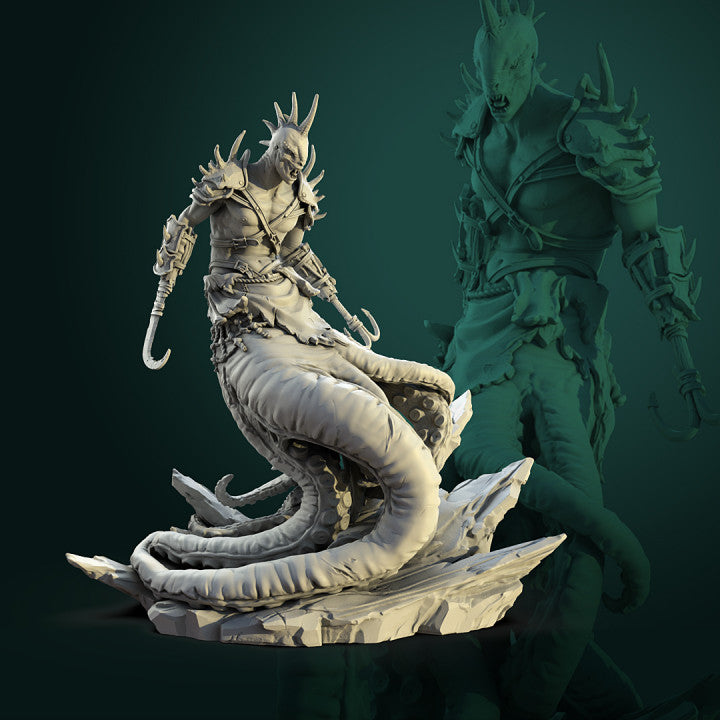 d&d sea monsters Sea Monster, 75mm – Tieflings Workshop
