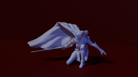 Argent Conscript Crouching