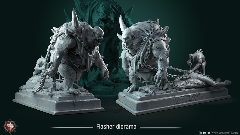 Flasher Diorama