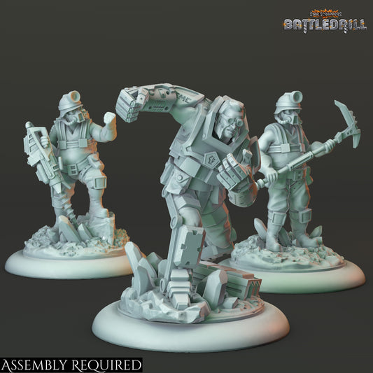 Foreman with Angry Miners