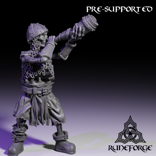 Skeleton Horn Blower