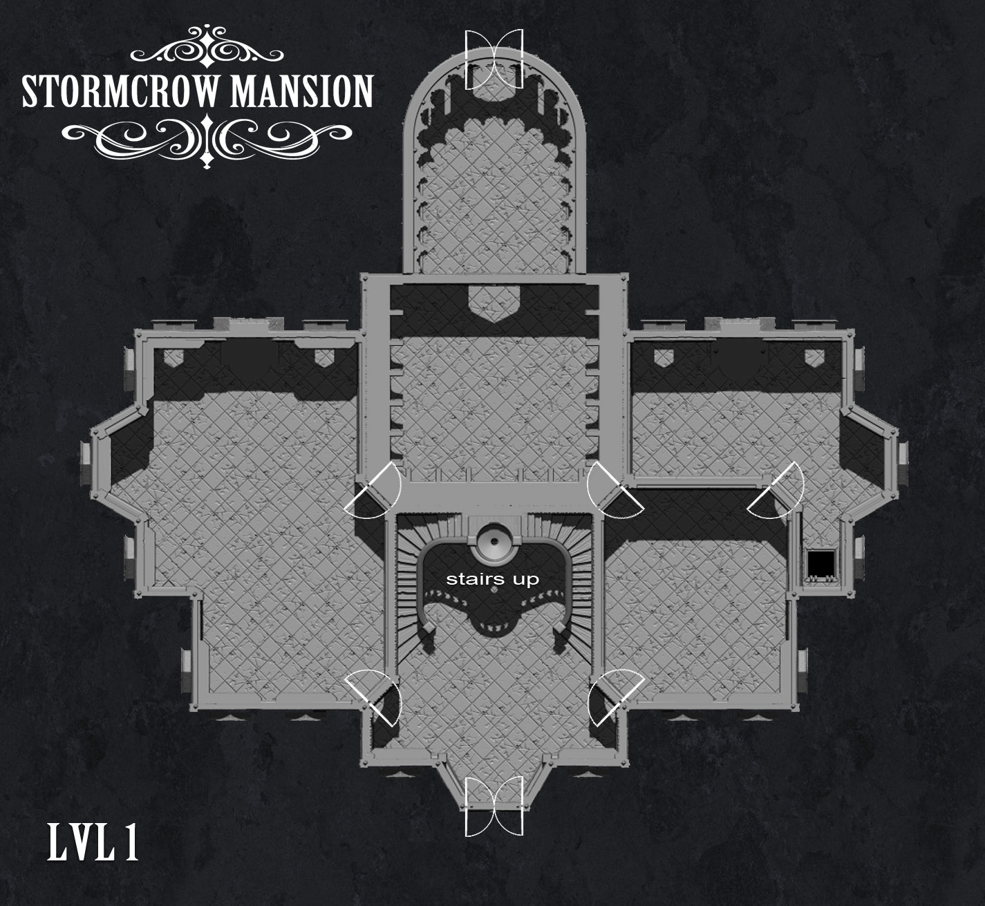 Stormcrow Mansion no basement