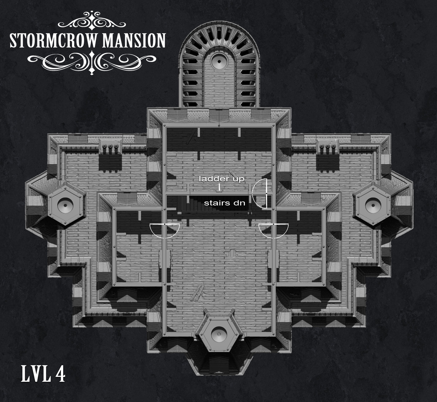 Stormcrow Mansion no basement