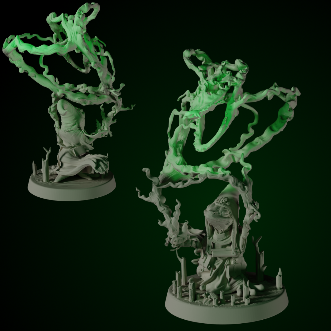 Frogmancer With Spell