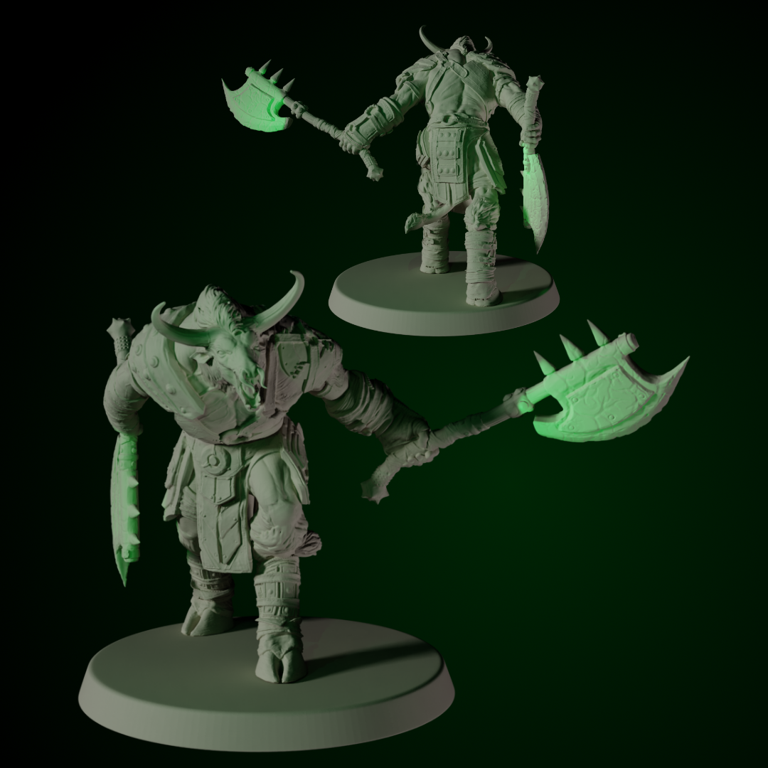 Minotaur With Dual Axes