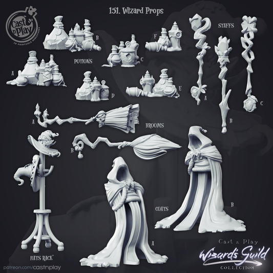 Wizard Guild Props