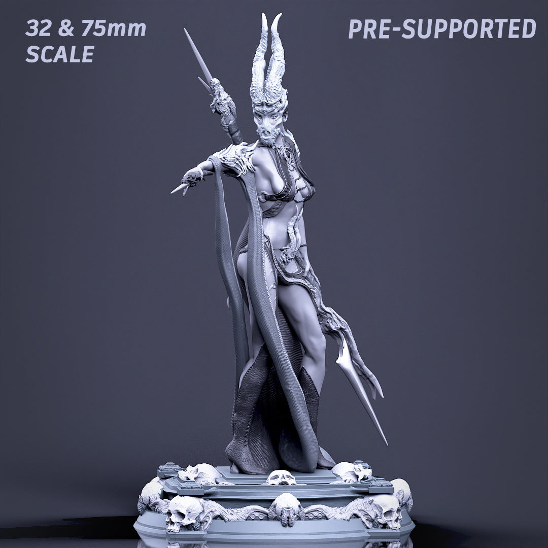 Boneflesh Necropriestess, 32mm