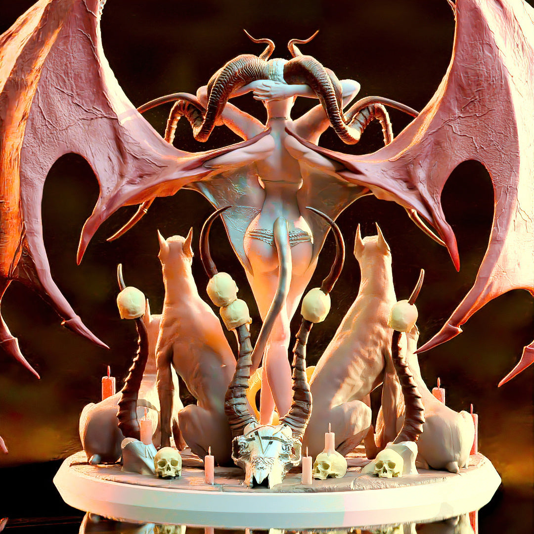 Lilith with Dogs, 75mm