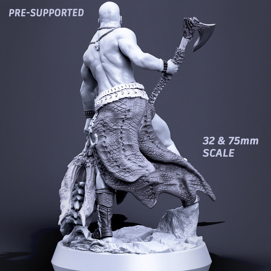 Boneflesh Warrior with Head, 75mm