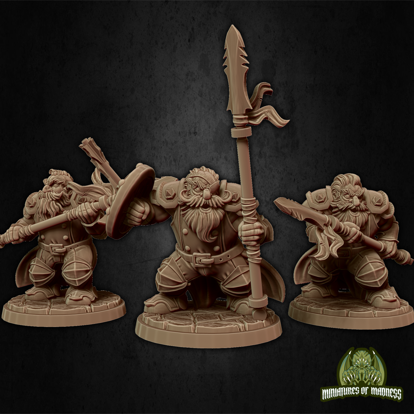 Dwarf Soldier Set 2 No Helmets