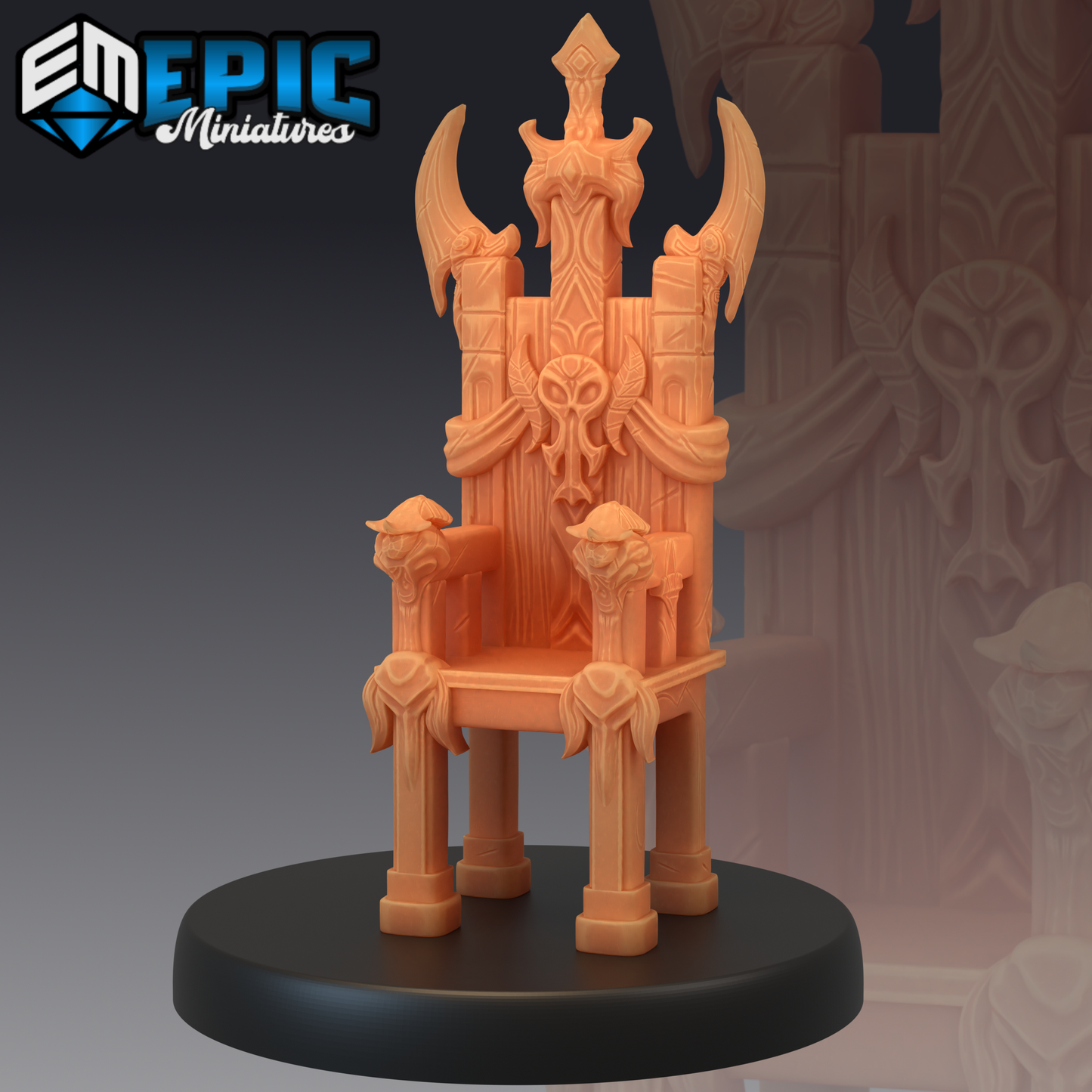 Curropt King Throne