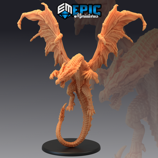 Yellow Dragon Flying