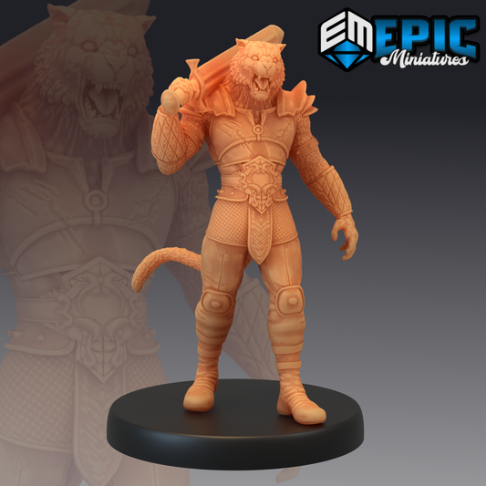 Tabaxi Tiger General Broad Sword