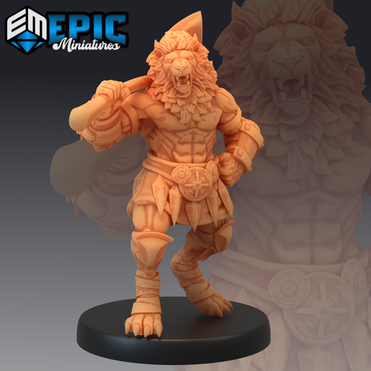 Tabaxi Lion Warrior Axe