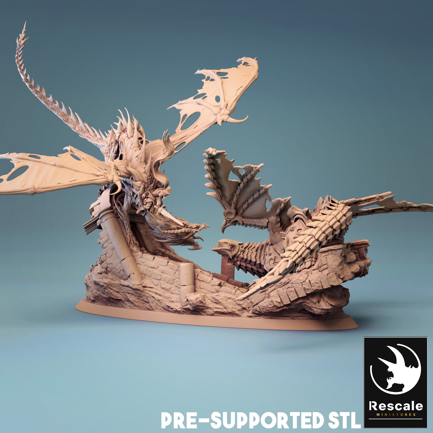 Armored Dragon Vs. Cursed Dragon