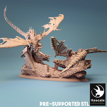 Armored Dragon Vs. Cursed Dragon