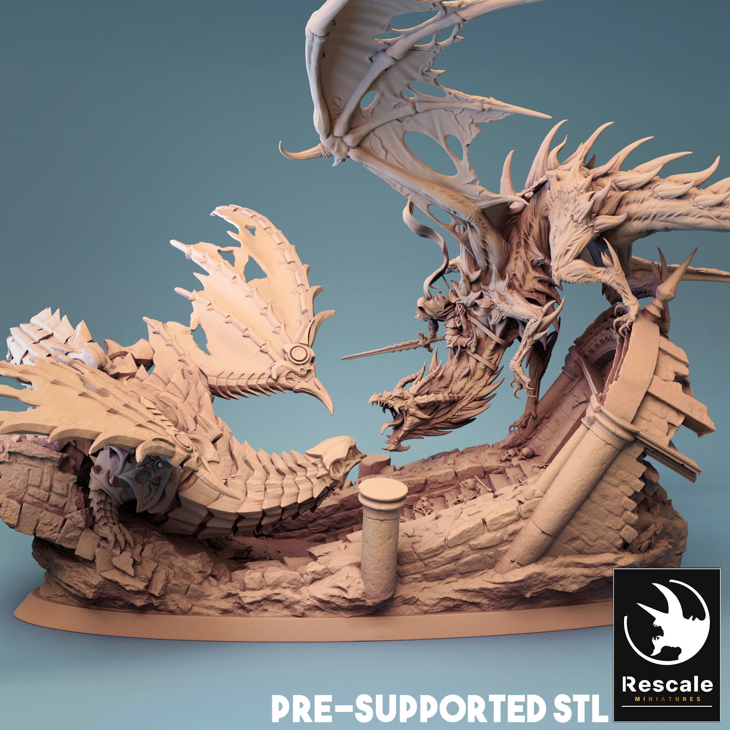 Armored Dragon Vs. Cursed Dragon