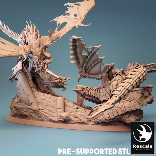 Armored Dragon Vs. Cursed Dragon