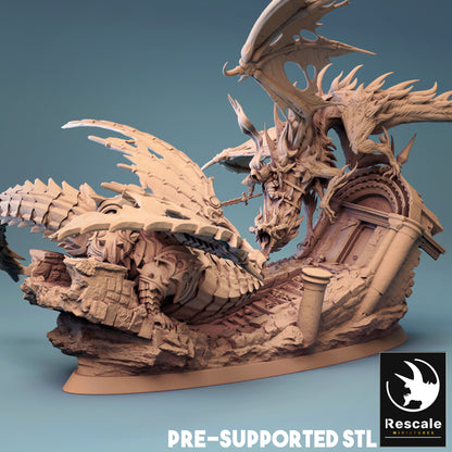 Armored Dragon Vs. Cursed Dragon