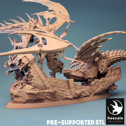 Armored Dragon Vs. Cursed Dragon