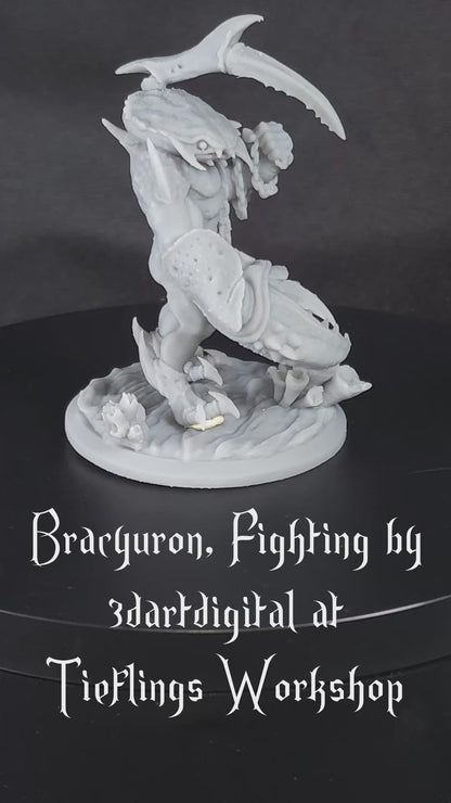 Bracyuron, Fighting