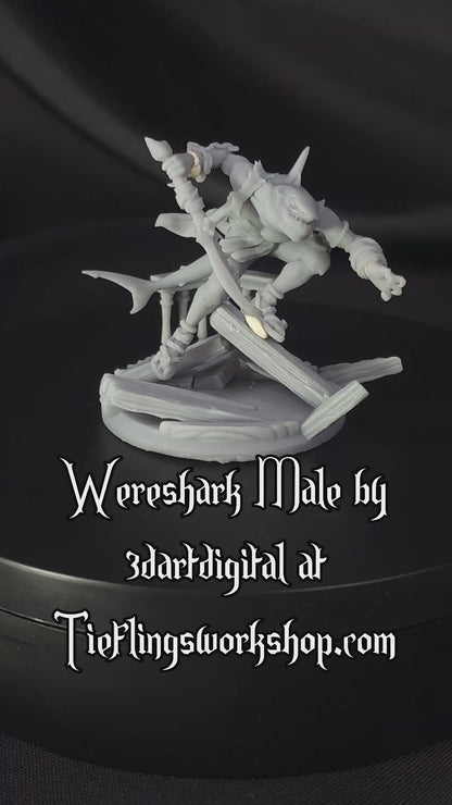 Wereshark Male Leaping