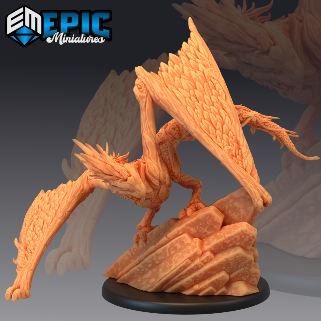 Wood Wyvern Attacking
