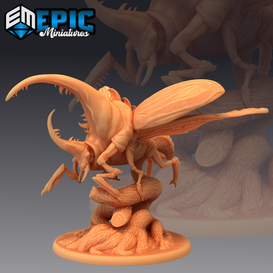 Giant Beetle Flying