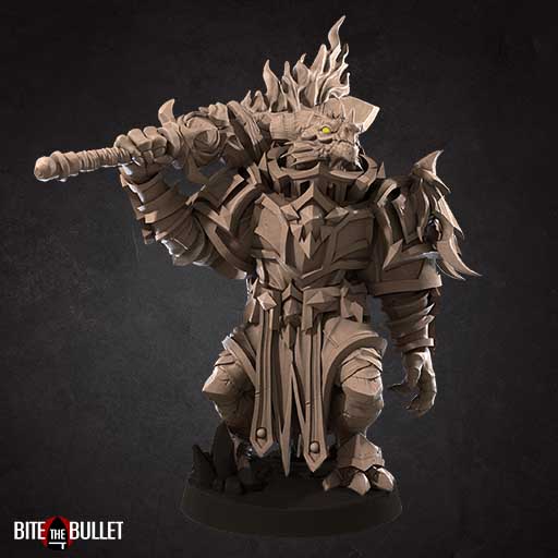 Balzatar, fire sword