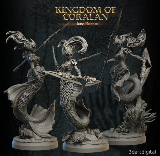 Merfolk Warriors Female Bundle