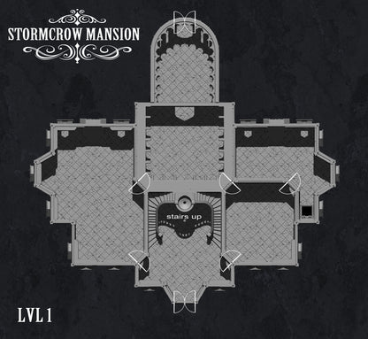 Stormcrow Mansion no basement