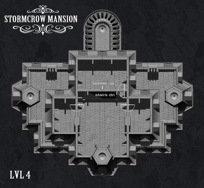 Stormcrow Mansion no basement