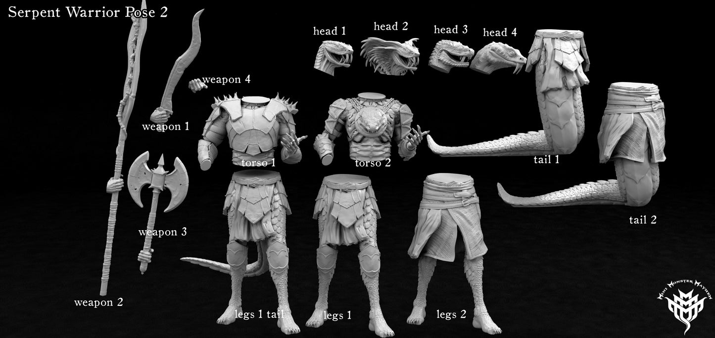 Serpent Male Kitbash Set 2