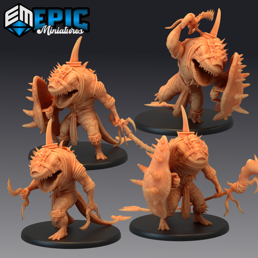 Sharkfolk Warriors
