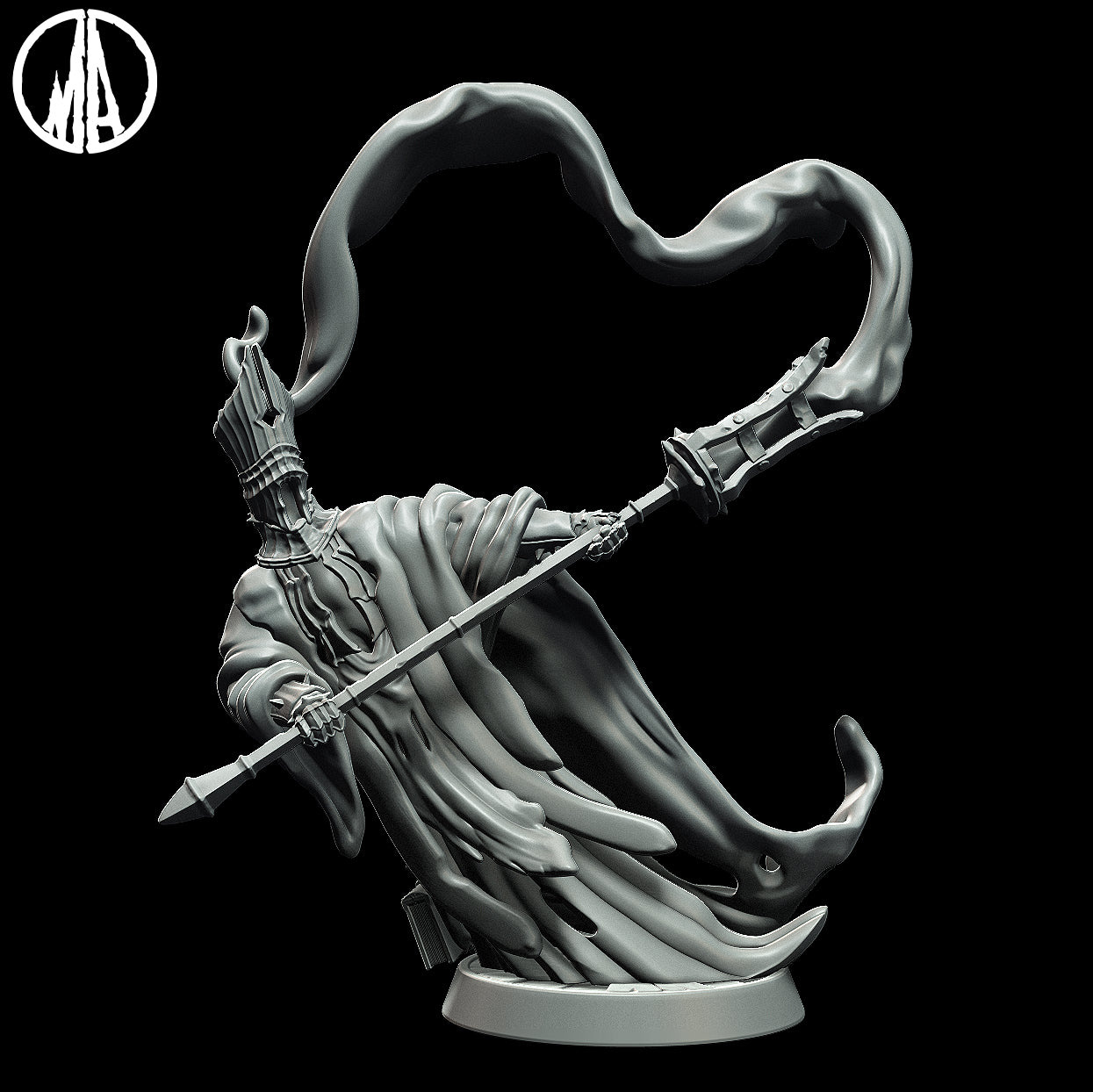 Insane Cleric Attacking