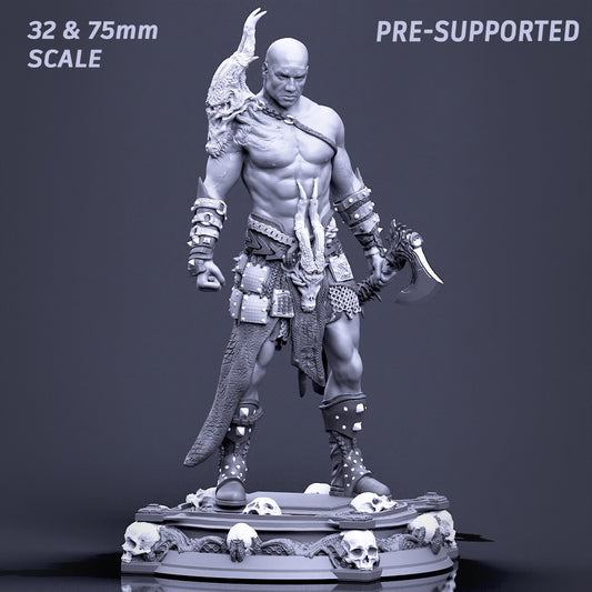 Boneflesh Dragon Warrior, 75mm