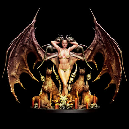 Lilith with Dogs, 75mm