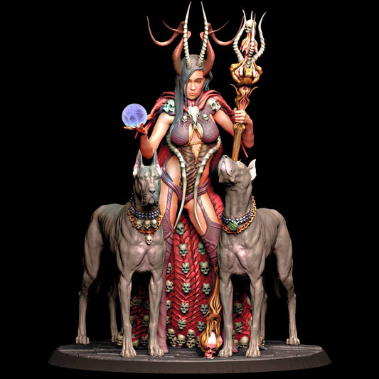 Astarte with Dogs 75mm