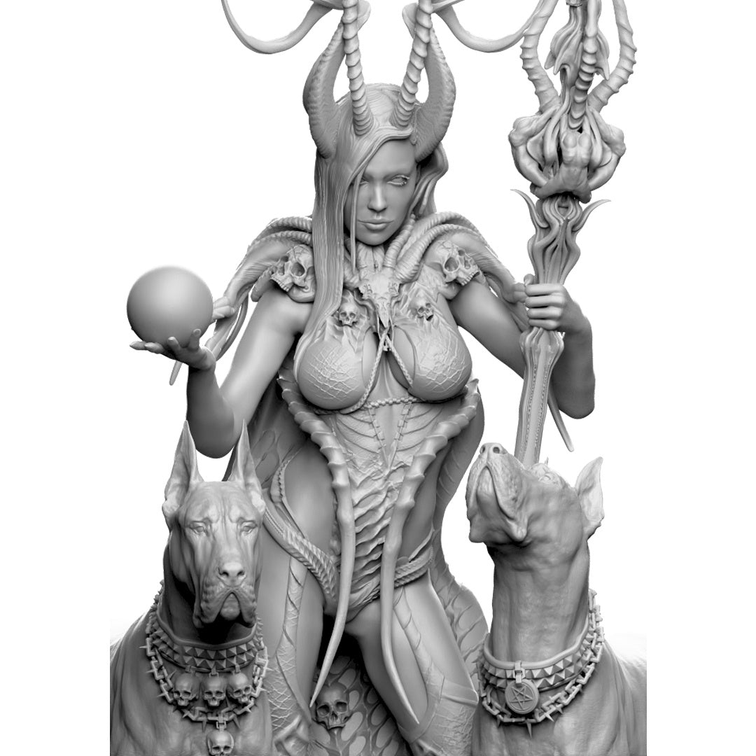Astarte with dogs 32mm