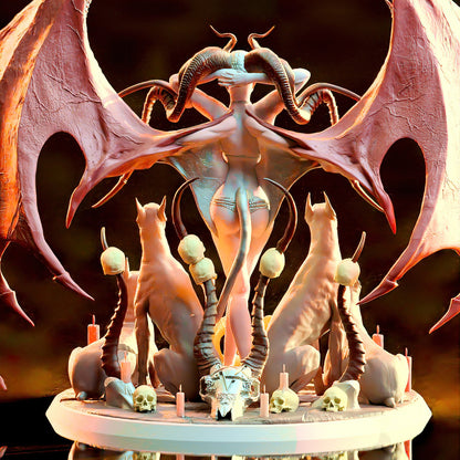 Lilith with Dogs, 75mm