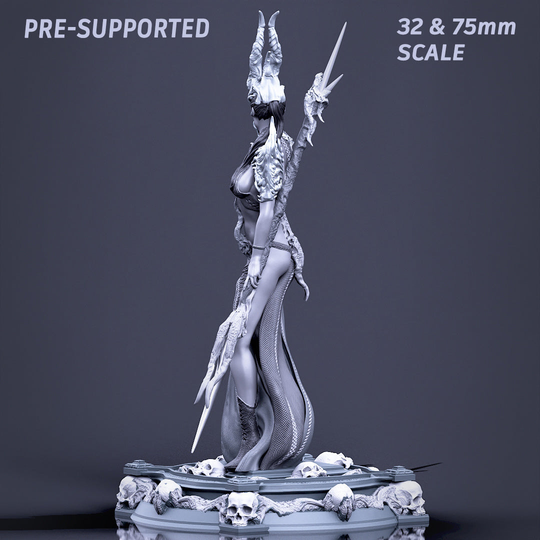 Boneflesh Necropriestess, 32mm