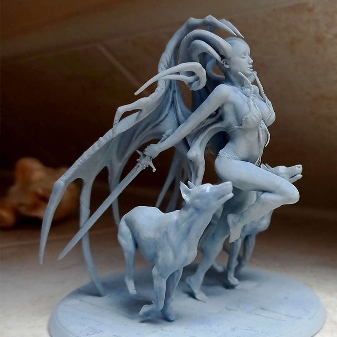 Abere with dogs 75mm