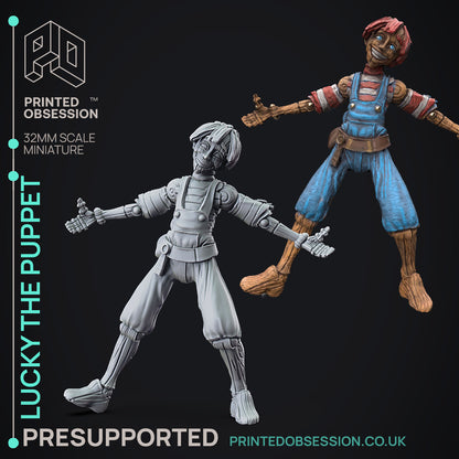 Lucky and Stabby the Puppets